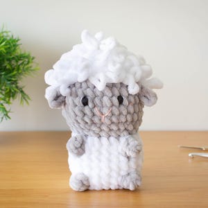 No-Sew Sheep Crochet Pattern | Chunky Amigurumi Farm Animal | Beginner-Friendly Toy