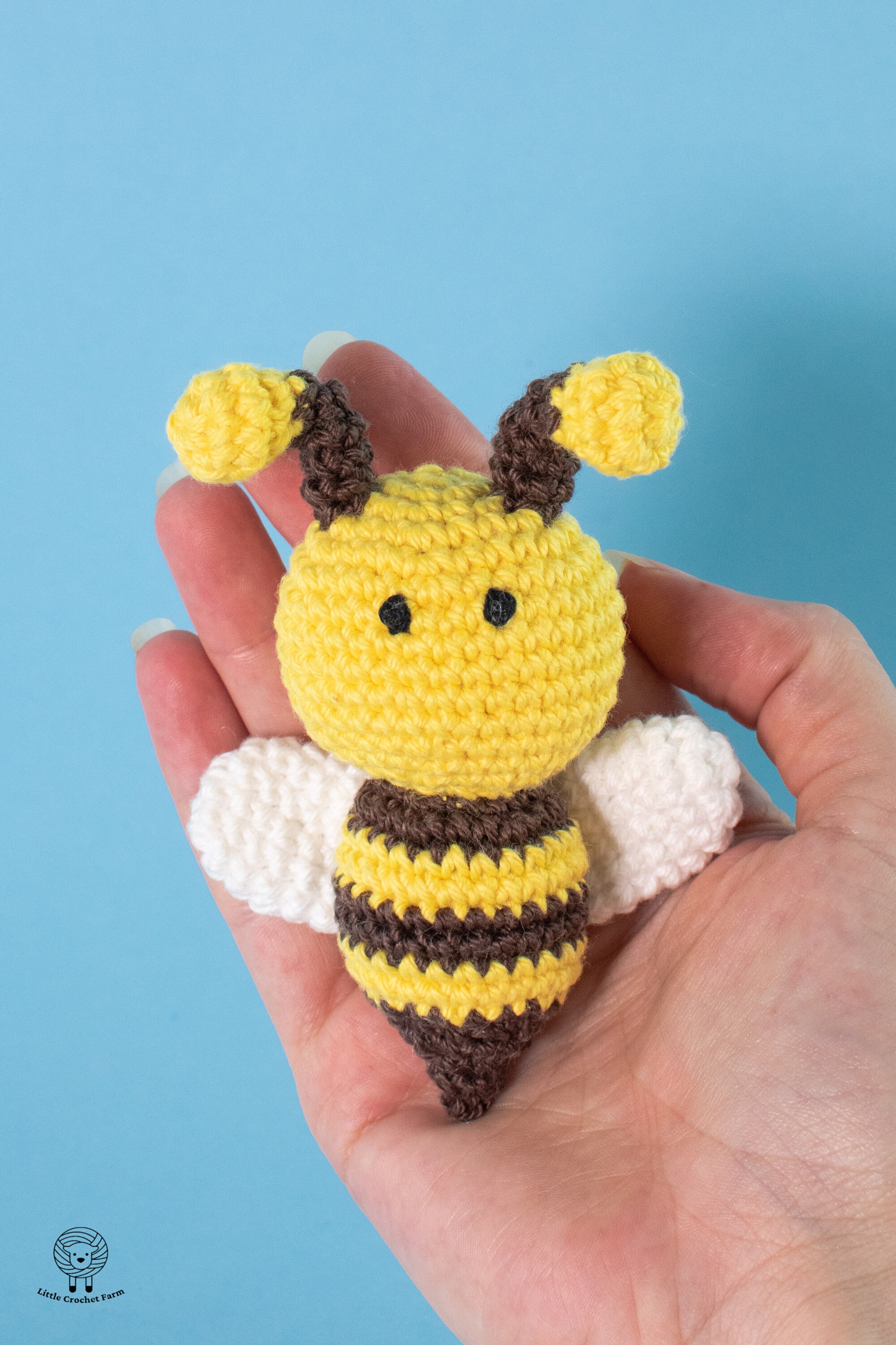 Crochet Tiny Bee Amigurumi Pattern | Bumblebee Plush (PDF & Video ...