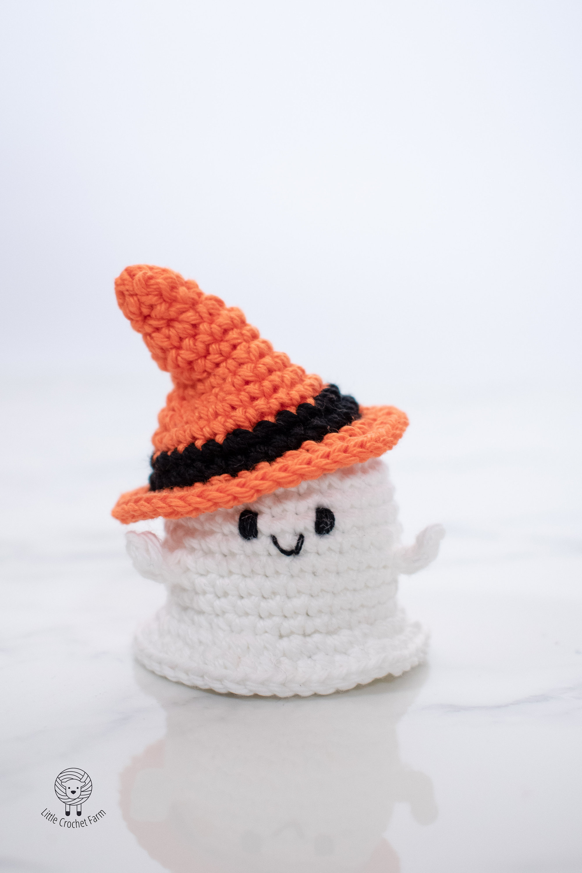 40 Crochet Witchy Stuff Patterns with Hats, Bats, and Ghosts 32 Pattern & Video Tutorial: Crochet Mini Ghost Amigurumi