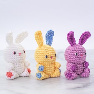 Mini Bunny amigurumi pattern. Quick bunny crochet project. Fast Easter amigurumi image 6