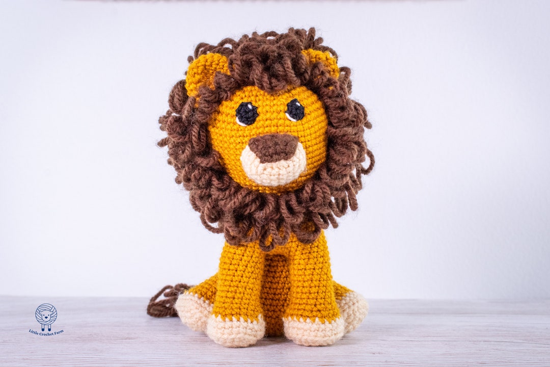 Baby Lion Crochet Toy Pattern | Lion Amigurumi Pattern PDF - Etsy