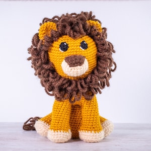 Baby Lion crochet toy pattern |  Lion amigurumi pattern PDF