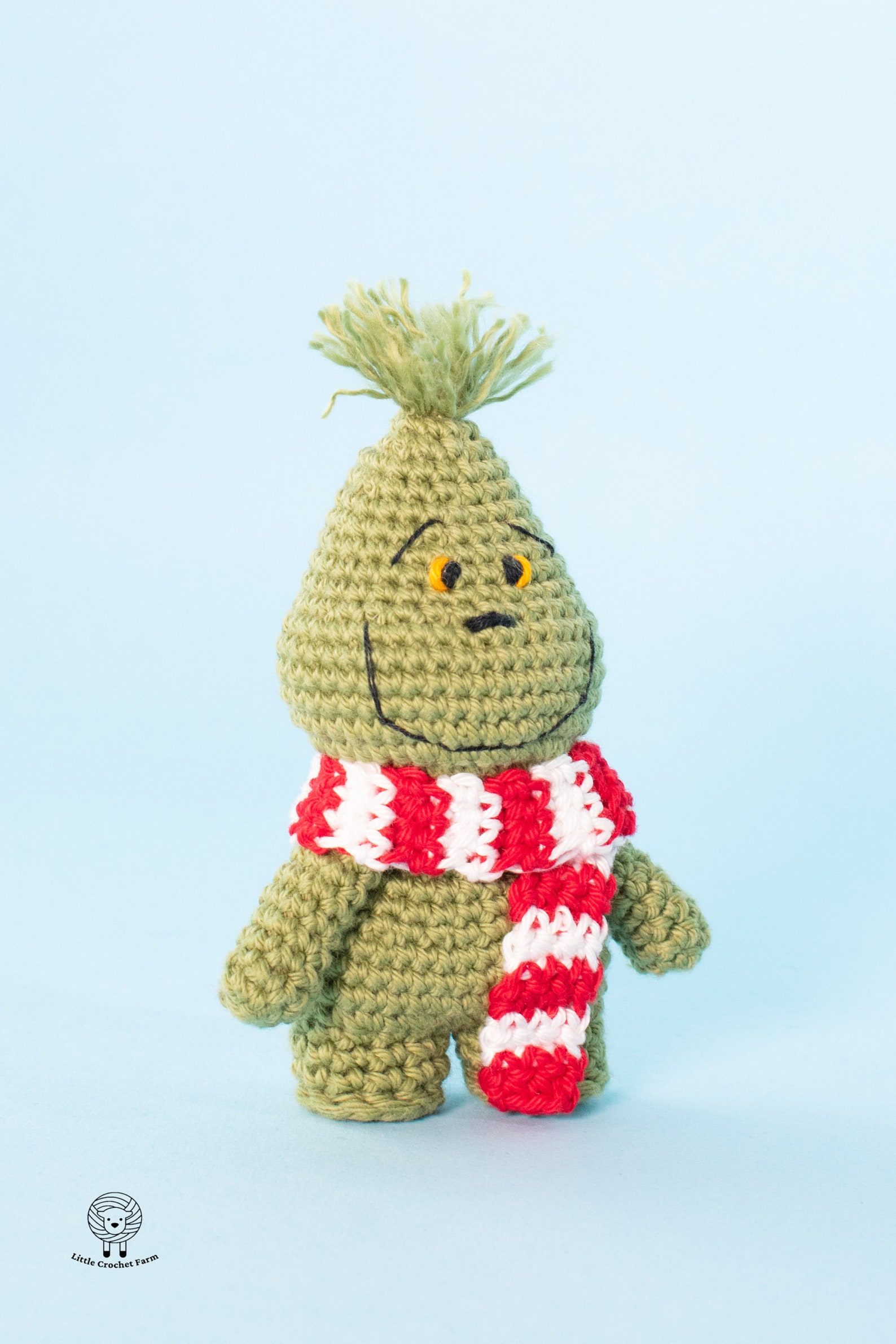 Crochet Grinch Amigurumi Pattern Mini Grinch Christmas Etsy
