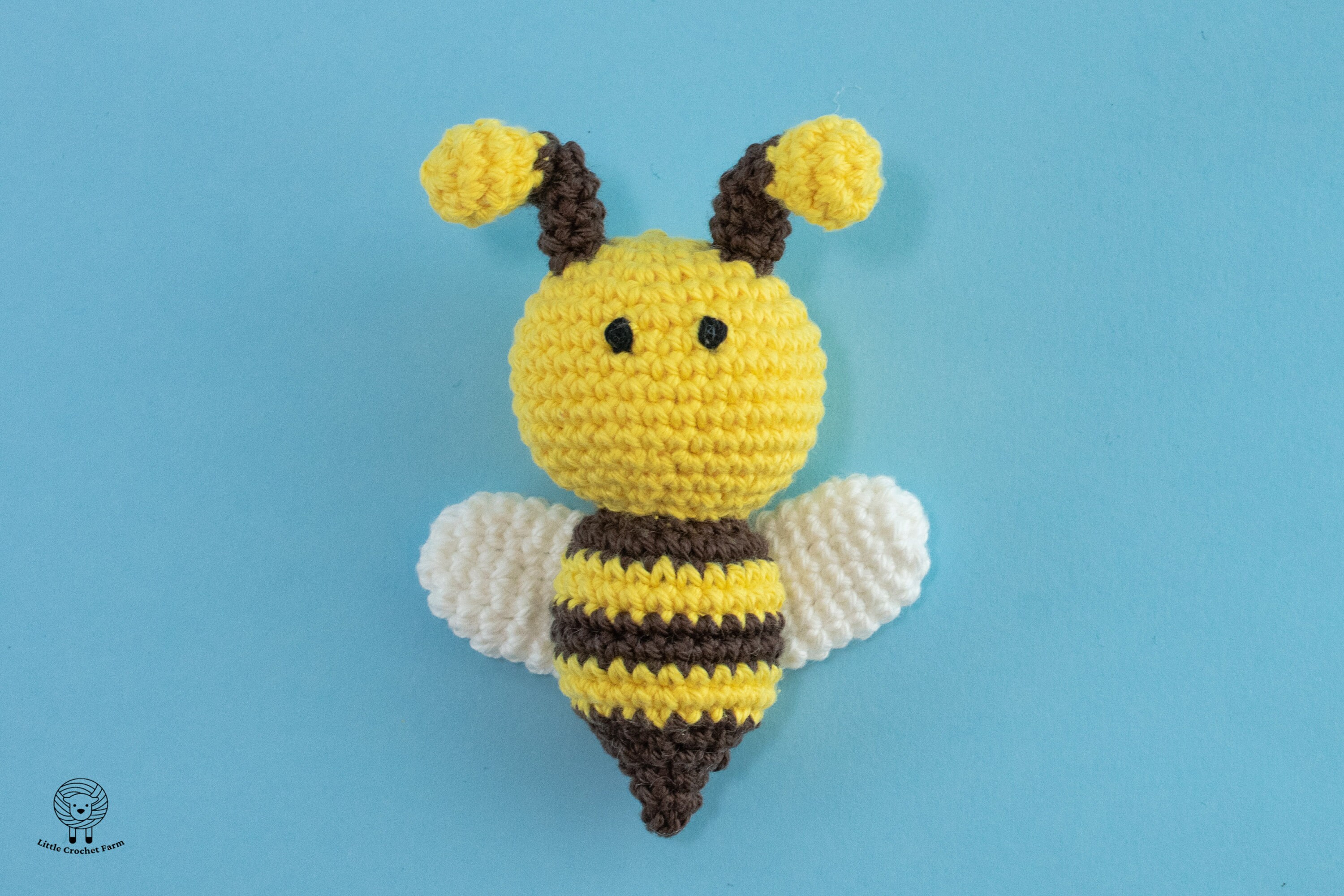 Crochet Tiny Bee Amigurumi Pattern | Bumblebee Plush (PDF & Video ...