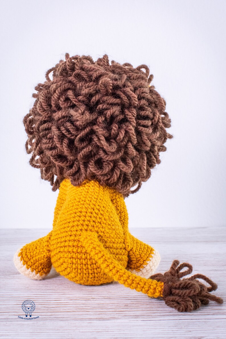 Baby Lion Crochet Toy Pattern Lion Amigurumi Pattern PDF | Etsy