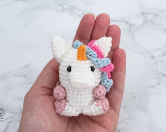 Mini Unicorn amigurumi pattern. Little Unicorn crochet pattern PDF