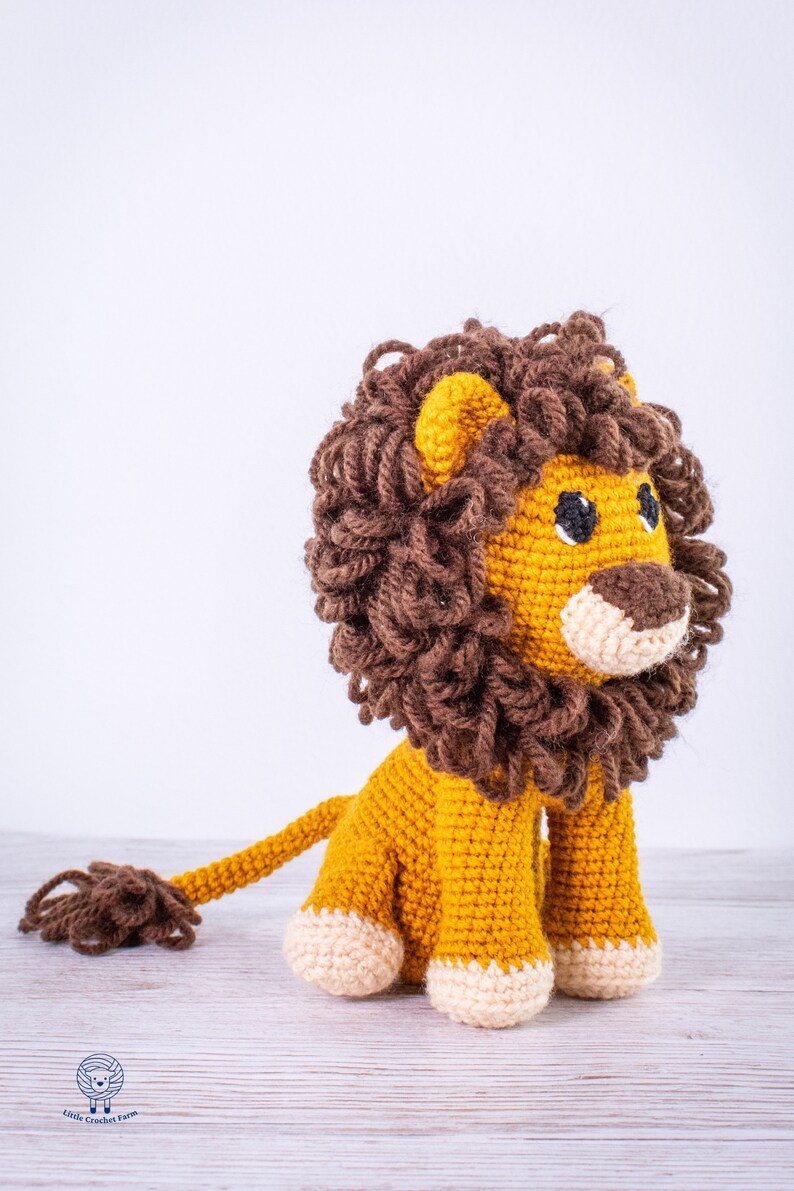 Baby Lion Crochet Toy Pattern Lion Amigurumi Pattern PDF | Etsy