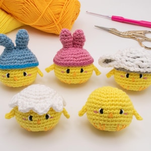 No-Sew Crochet Chicks in Disguise Pattern! Chick Amigurumi pattern - Easter crochet patterns
