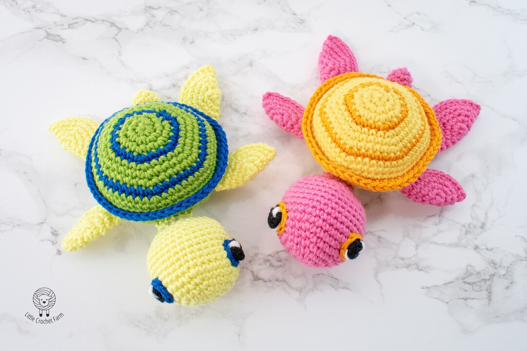 No-sew Turtle Amigurumi Crochet Pattern (PDF Pattern & Video Tutorial ...