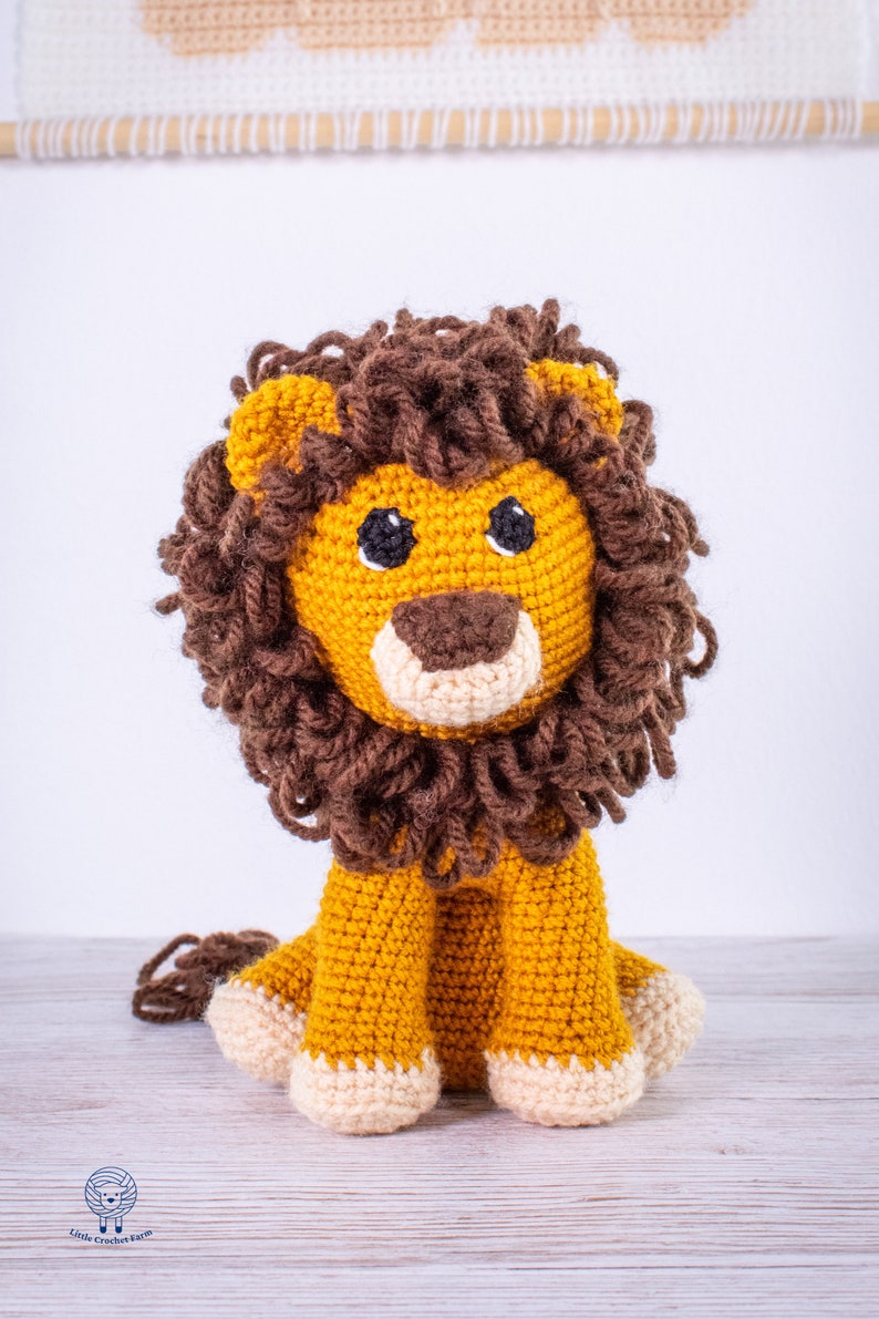 Baby Lion Crochet Toy Pattern Lion Amigurumi Pattern PDF | Etsy