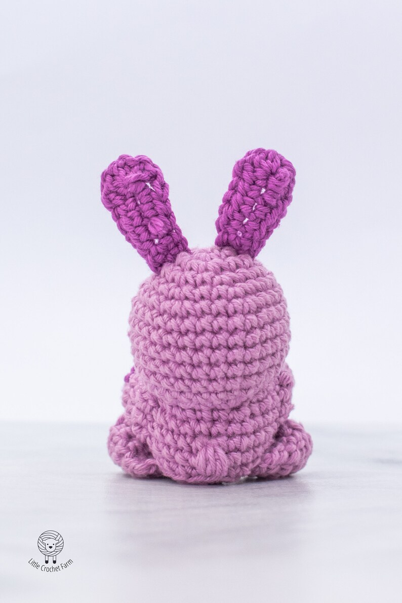 Mini Bunny amigurumi pattern. Quick bunny crochet project. Fast Easter amigurumi image 5