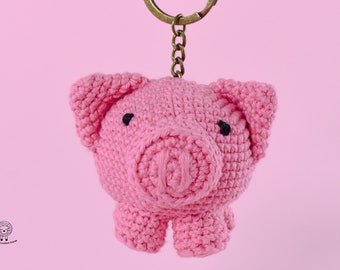 Crochet tiny pig amigurumi pattern | Pig crochet toy pattern | Video tutorial
