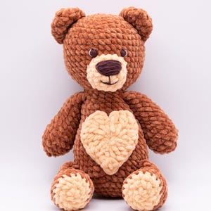 Crochet Bear PDF pattern - Teddy Bear amigurumi pattern - Baby bear crochet pattern