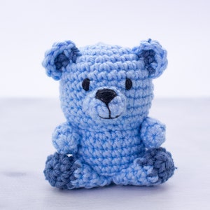Mini Teddy Bear amigurumi pattern. Crochet little bear image 7