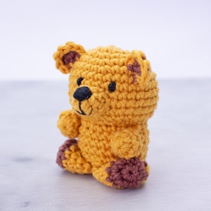 Mini Teddy Bear amigurumi pattern. Crochet little bear image 5