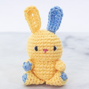 Mini Bunny amigurumi pattern. Quick bunny crochet project. Fast Easter amigurumi image 8