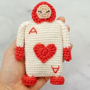 Card Soldier crochet pattern. Alice in wonderland amigurumi pattern. Stuffed toy PDF image 5