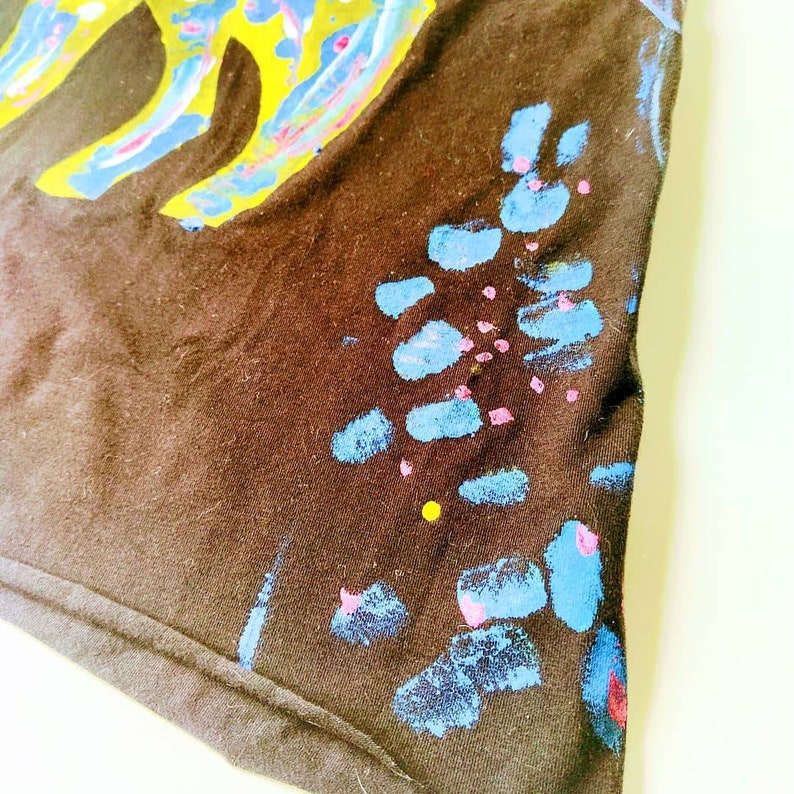 Original top Art T-shirt Top art Animal T-shirt Top animal Top Cat T-shirt T-shirt Cat Painted T-Shirt Top cat Painted T-shirt