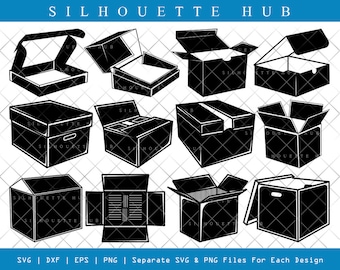 Download Shipping Box Svg Etsy