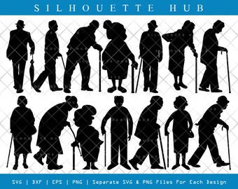 Download Old Woman Svg Etsy