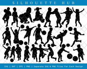 Download Children Playing Svg Etsy