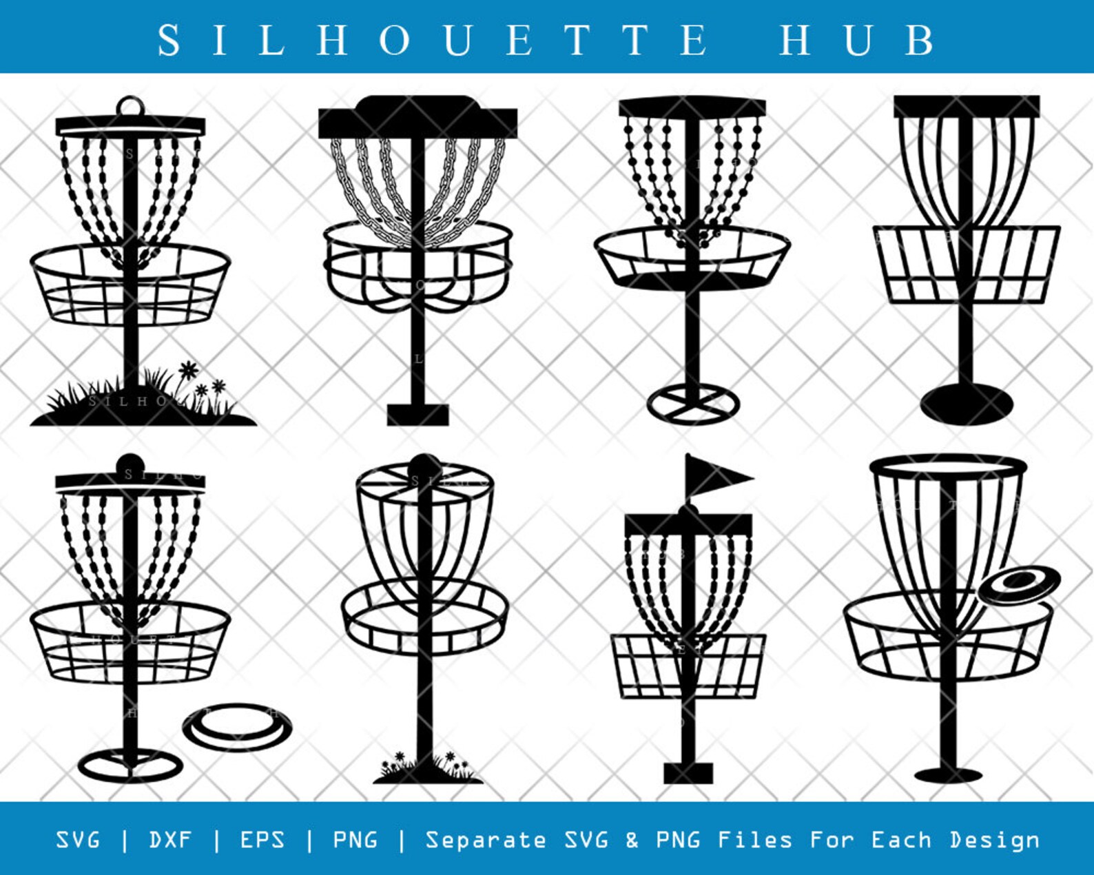 Disc Golf SVG Cut Files Disc Golf Silhouette Sports Svg - Etsy