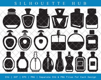 Perfume Bottle Svg Etsy
