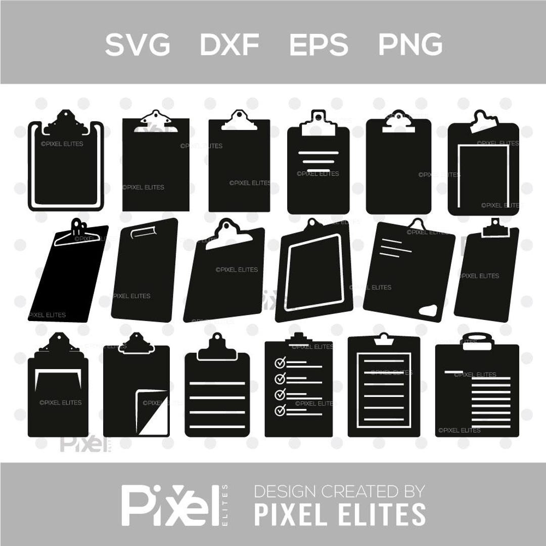 Clipboard Svg Bundle Silhouette Svg Clipboard Cricut Cut Files Png ...