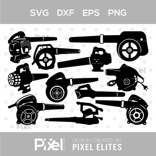 Blower Machine SVG Cut Files | Blower Machine Silhouette | Leaf Vacuum Svg | Leaf Blower Svg | Electric Blower Svg | Blower Machine Bundle