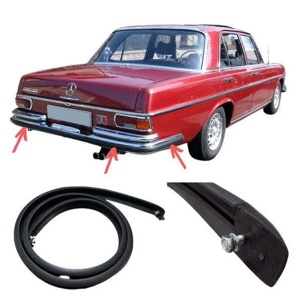 W108 W109 S SE SEL Stossfänger Aufprallgummi hinten NEU