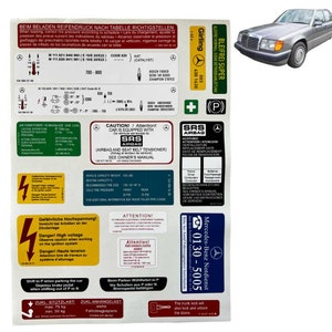 Sticker for Mercedes-Benz W124