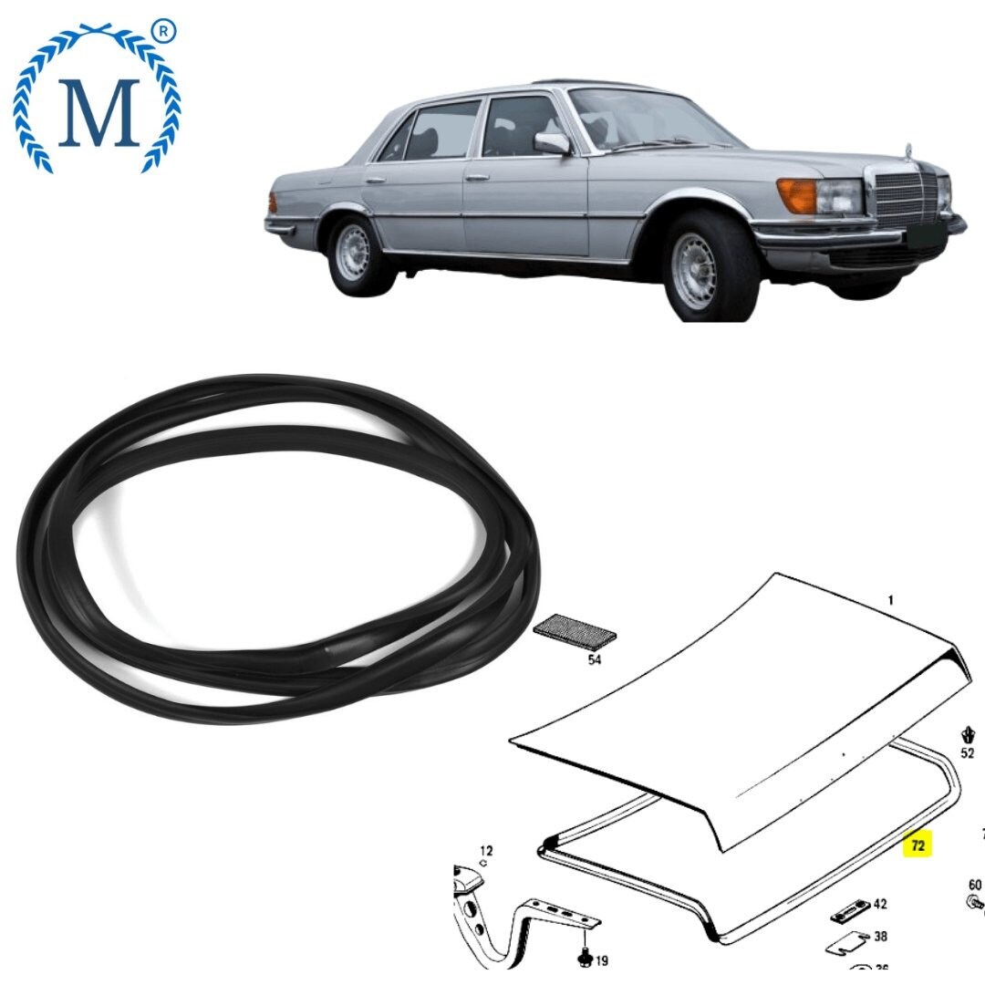 Fit For Mercedes Benz W114 Sunroof/Moonroof Seal Repair Kit Full Set 1