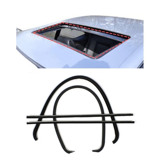 Original 4-piece Sunroof Seal Kit for Mercedes W123 Coupé