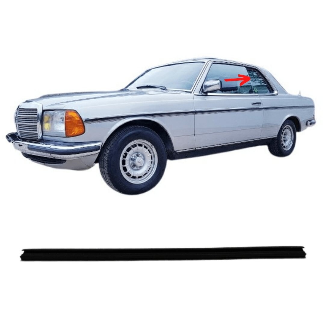 W123 Coupé Rear Left Rear Window Seal New - Etsy