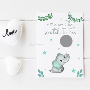 Carte de révélation de genre, carte à gratter de révélation de genre, jeu de baby shower, garçon, fille