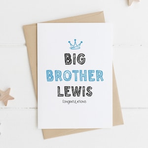 Nueva tarjeta de felicitación de Gran Hermano, regalo de Gran Hermano personalizado