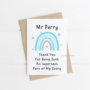 Gracias por ser parte de mi historia - Tarjeta de agradecimiento del maestro, mejor amigo, mentor, amigo, tarjeta personalizada