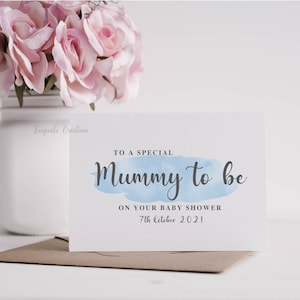 Maman à être une carte de baby shower, une carte de grossesse, une belle maman à être, une carte de douche de bébé, une petite fille, un bébé garçon,