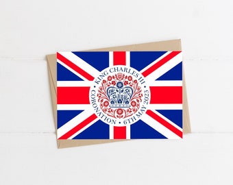 King Charles Coronation card, Coronation Memorabilia, Charles iii Coronation gift, British Royal Family Card