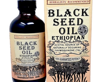 100% Pure Ethiopian Black Seed Oil 8 oz.-Black Seed Oil-Ethiopian-Black Seed-Cold Pressed-Bitters-Living-Liver-Kidney-Colon-Digestion-Detox