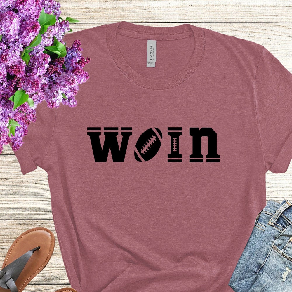 Football Win Shirt, Sport Shirt, Slogan Shirt, Football Shirt, American Football Shirt Fashion24Hs