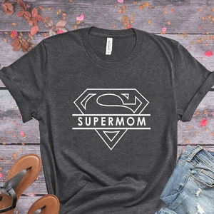 Super Mom Shirts, Mother&#39;s Day Shirt, Super Mother Tee, Super Mom Gift Shirt, Mother&#39;s Day Gift, Supermom Shirt,