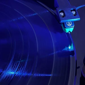 Record Player Turntable LED Light USB Rechargeable
