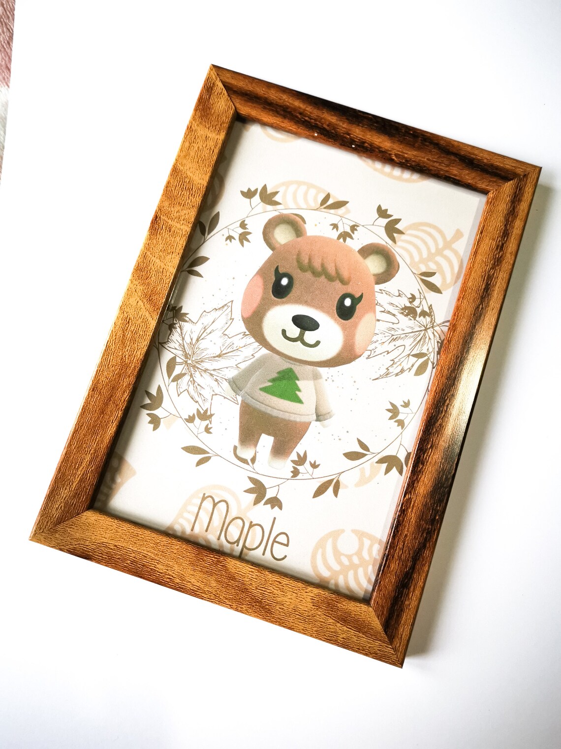 Maple Art Print Picture Photo Frame Animal Crossing New Etsy