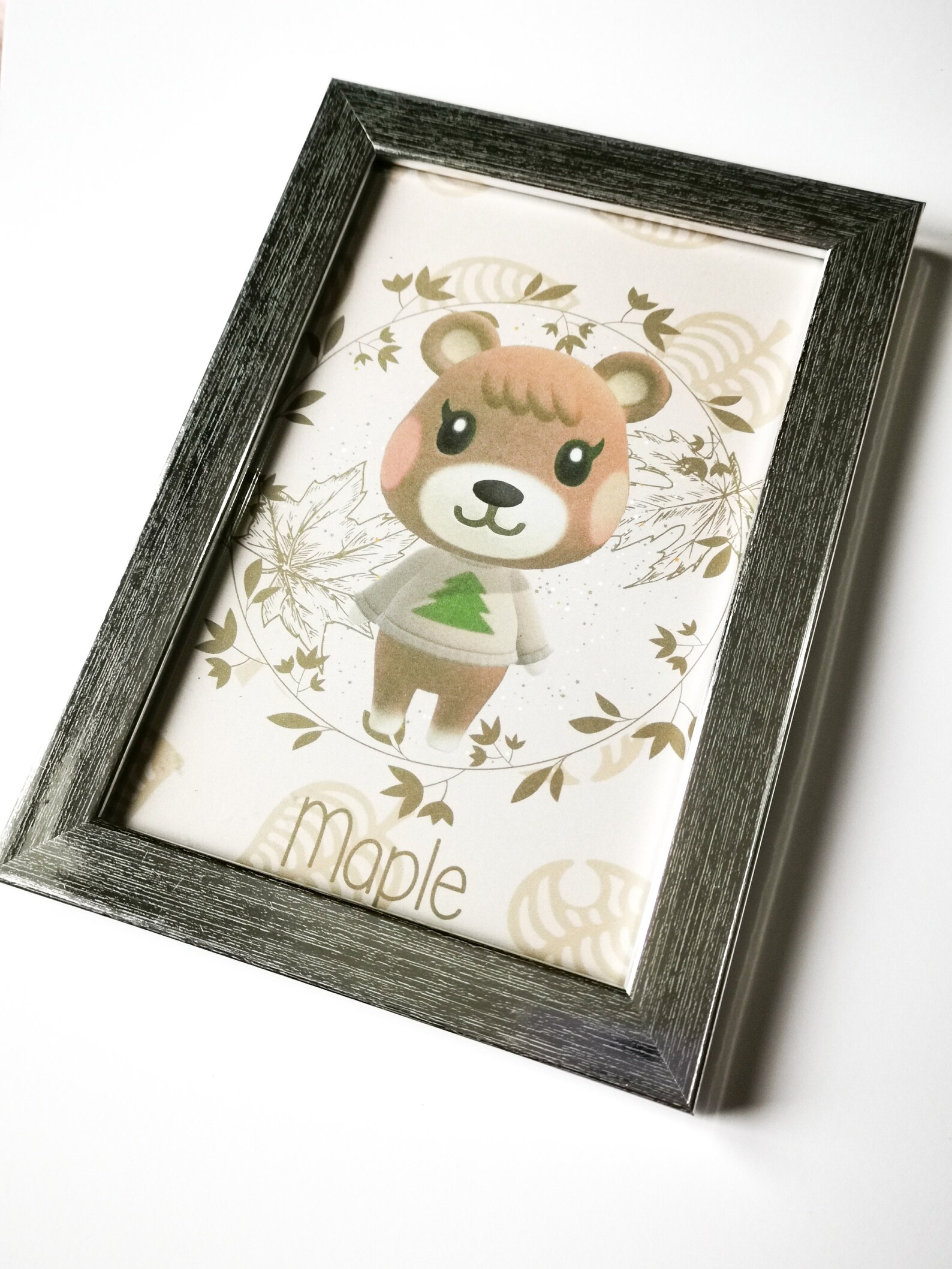 Maple Art Print Picture Photo Frame Animal Crossing New Etsy
