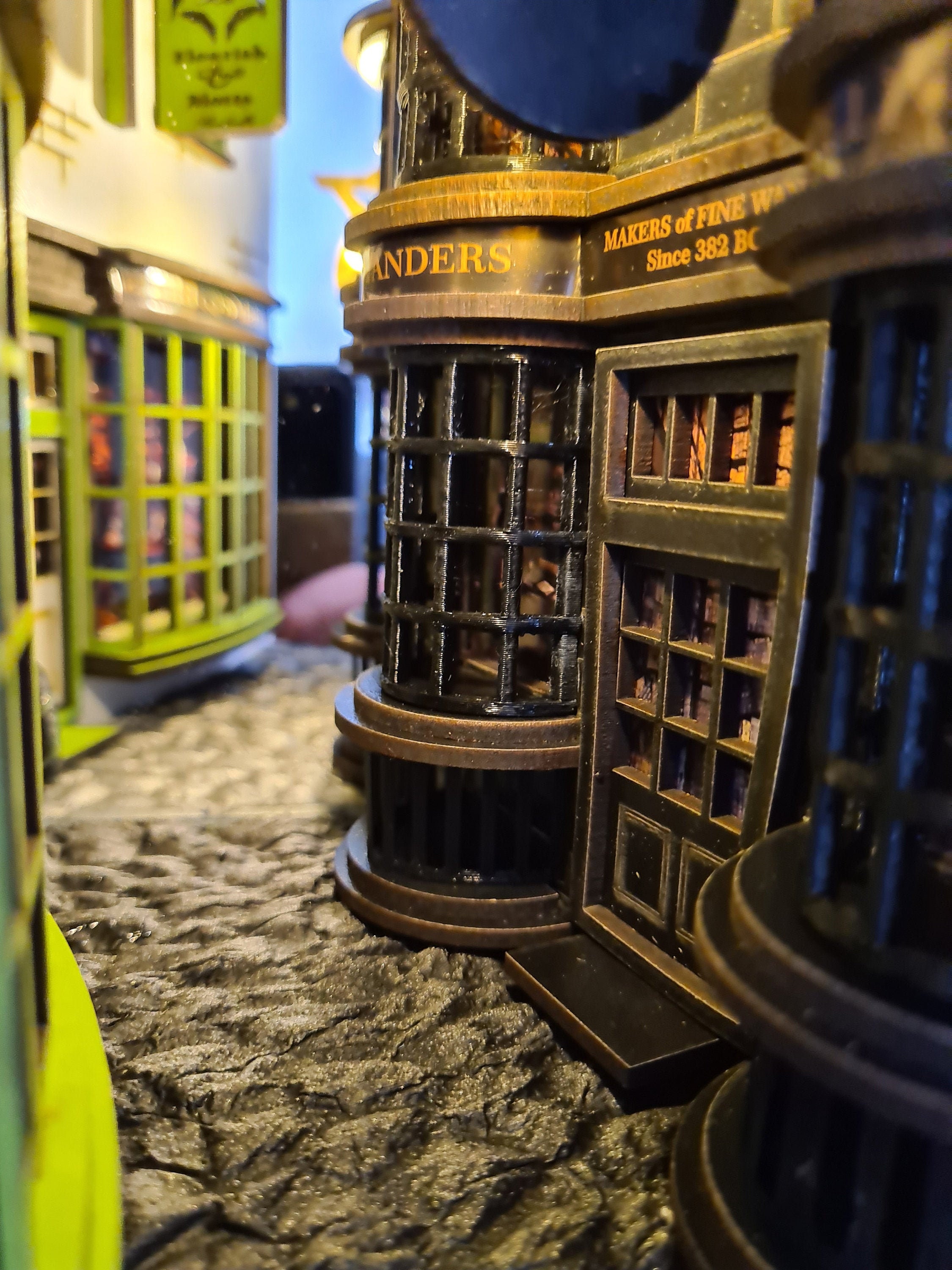 Ollivanders Book Nook Shelf Insert Bookshelf Wand Shop Diagon Alley D…