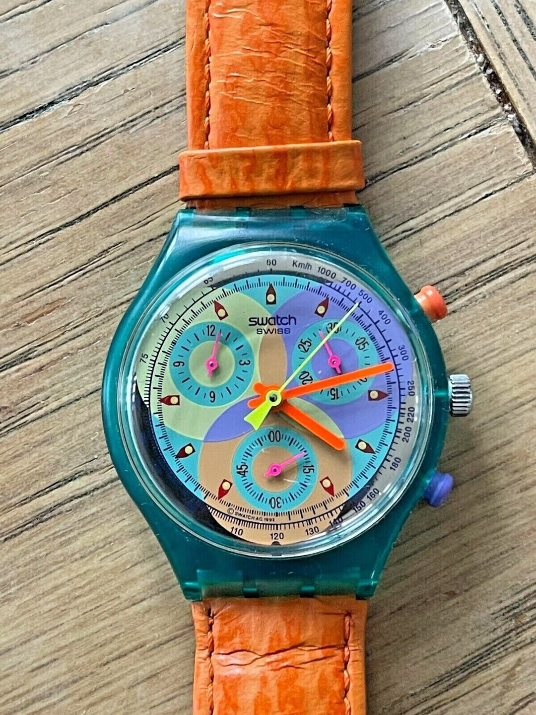 Swatch Watch Chronograph SCL102 sound 1993 Vintage - Etsy