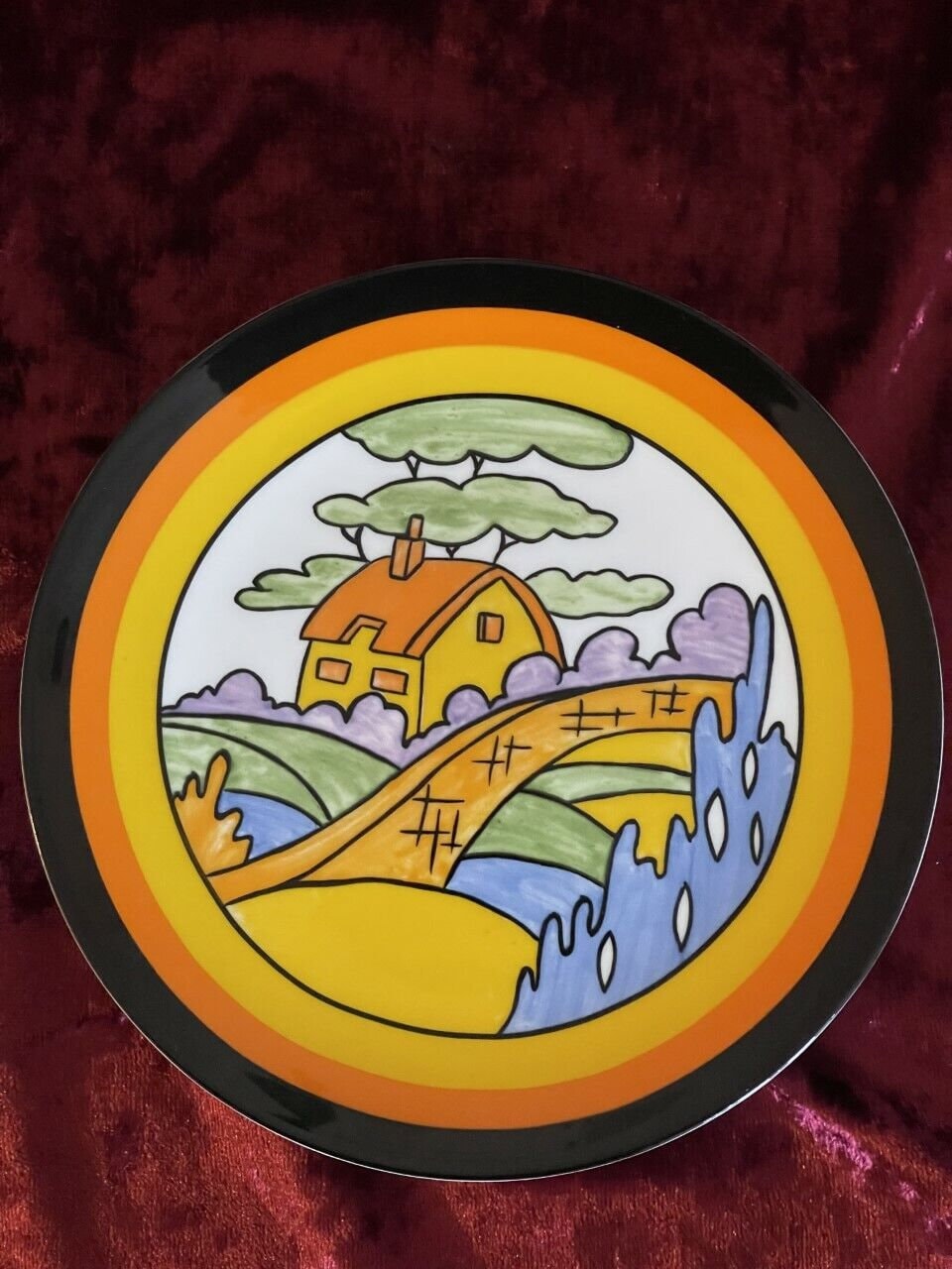 Clarice cliff plate - Etsy 日本