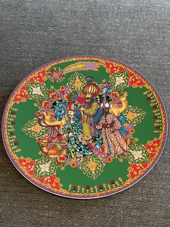 Rosenthal VERSACE Christmas Extra Large Charger 