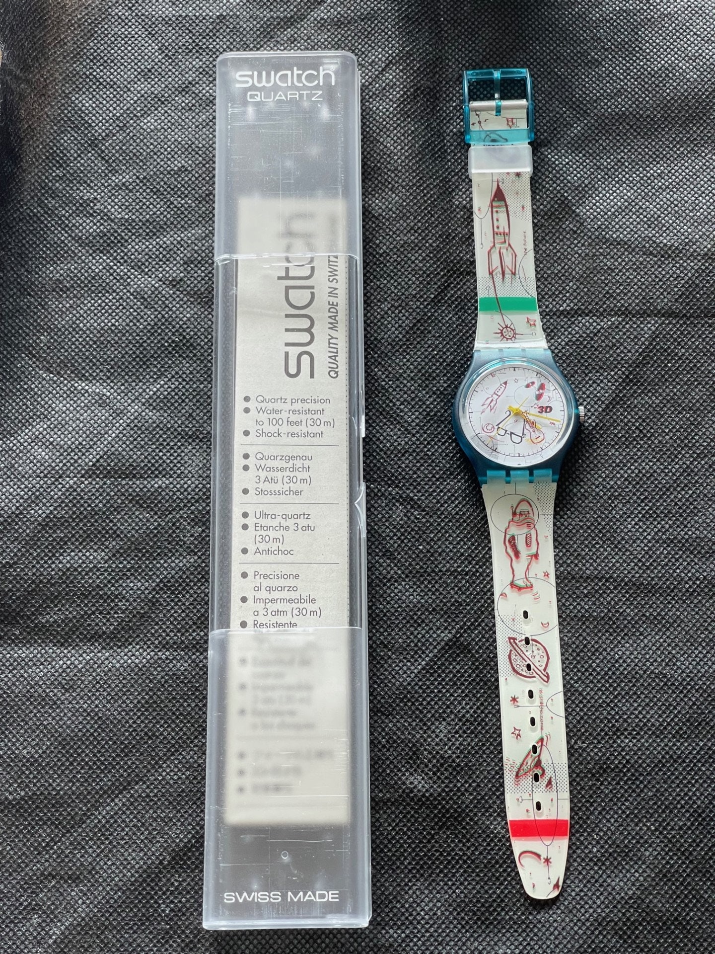 スウォッチSWATCH １９９６／３Ｄ　ＥＸＰＥＲＩＥＮＣＥ Swatch Watch Originals 1996 3D EXPERIENCE GL108 Collectors
